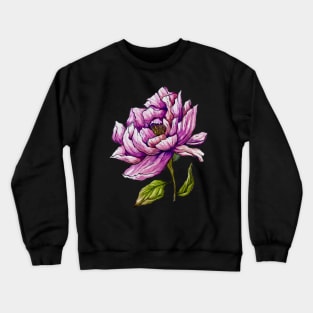 Peony Flower Crewneck Sweatshirt